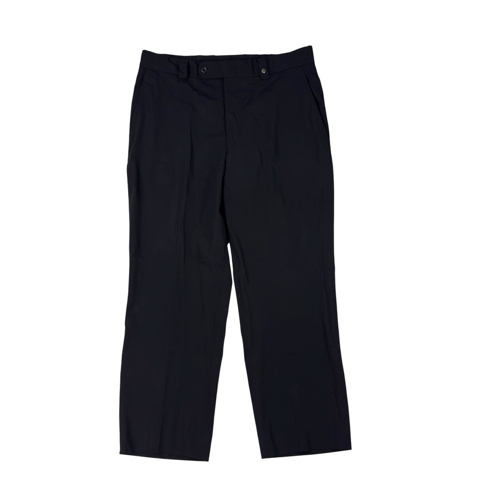Vintage Gianni Versace V2 Dress Pants Mens Size 34 Black Loose Fit Trousers Ital